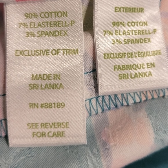 Lilly Pulitzer Kelly Skinny Ankle Pants Stretch Agate Green Safari Sighted 6 - Picture 9 of 13